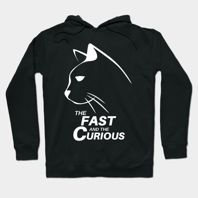 Limited Edition - Fast & Curious Cat - Exclusive Design by AutoClubHero, LLC: Hoodie by AutoClubHero